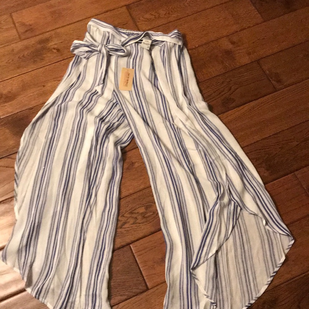 Wide open leg pants